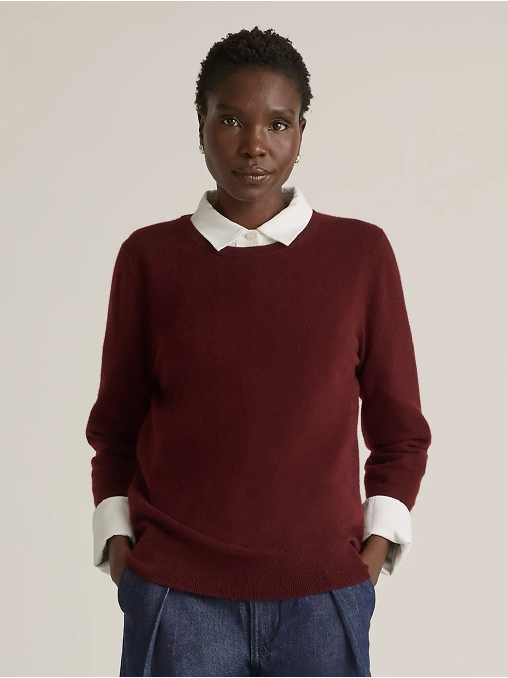 Mongolian Cashmere Crewneck Sweater - XL